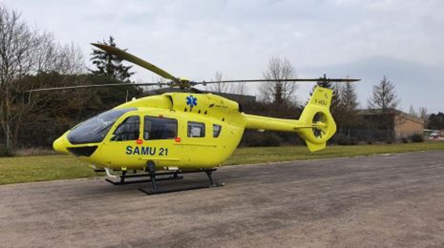 Depuis le 1er mars, le CHU de Dijon est équipé d’un nouvel hélicoptère 